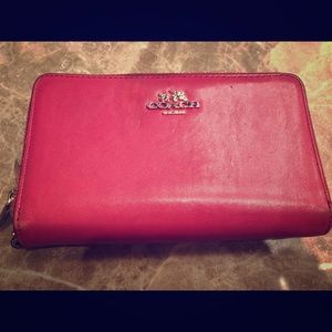 Pink Coach Wallet